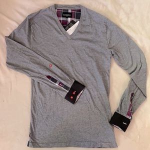 NWT Men’s Maceoo cotton long-sleeve